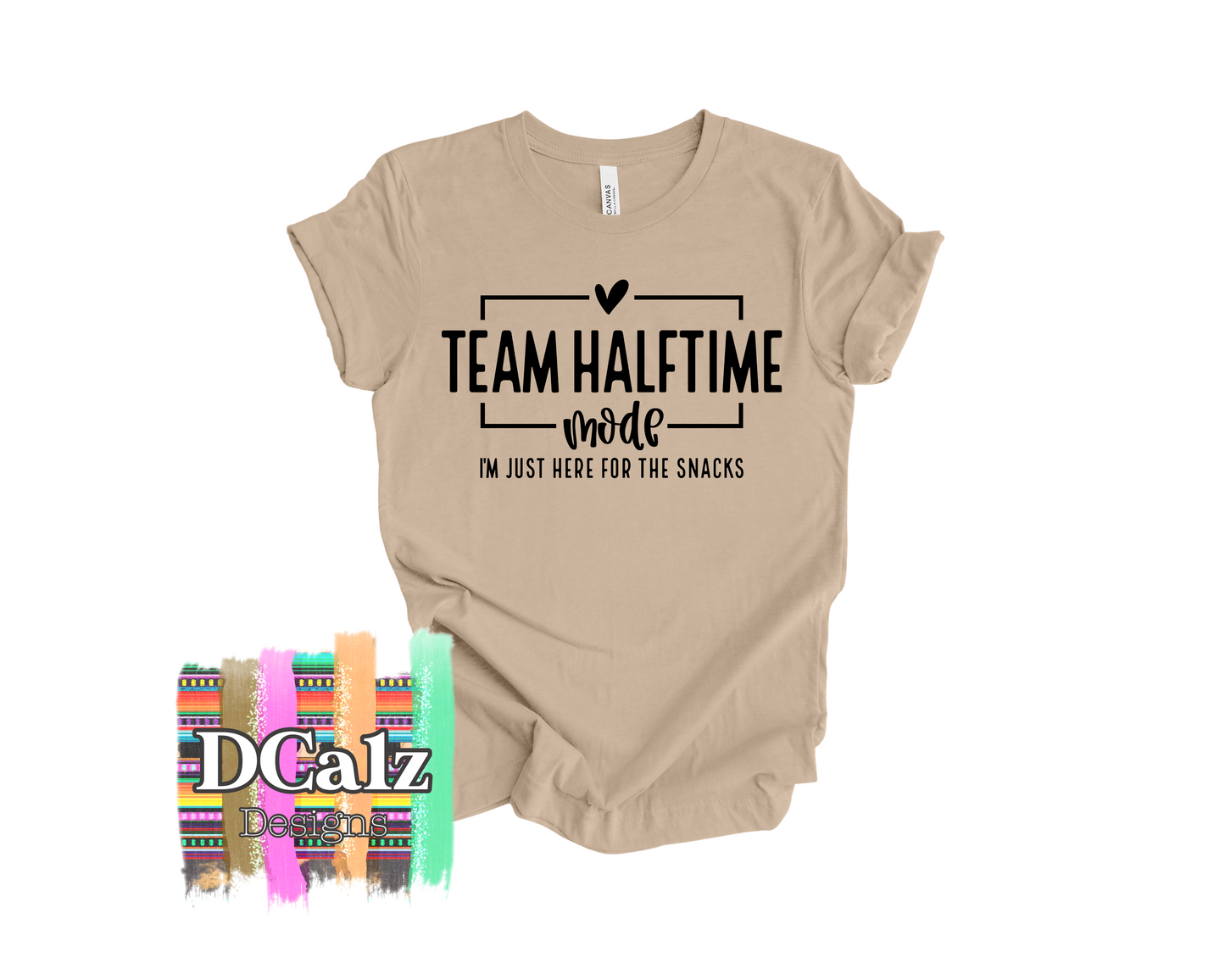 Team Halftime Mode (Black Font) - Adult