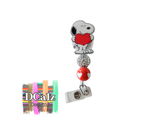 Dog -  Badge Reel