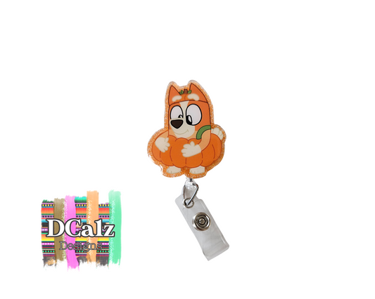 Bing Dog Pumplin - Badge Reel