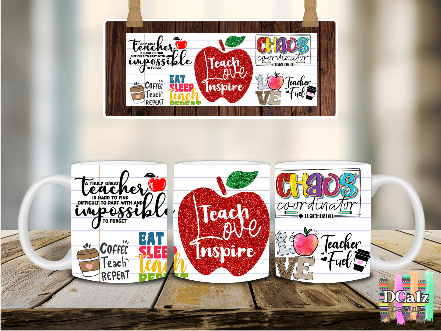 Teacher Love Inspire Apple