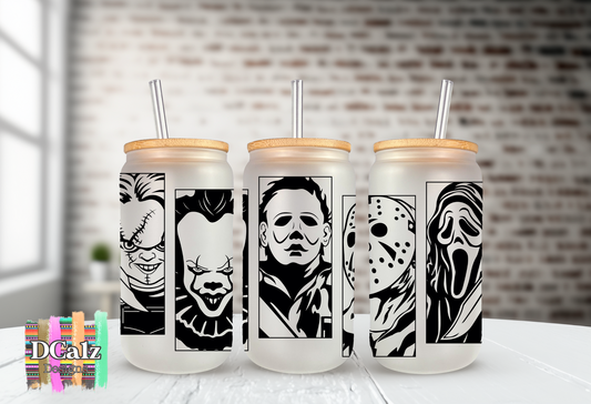 16 oz Glow in the Dark - Horror Characters