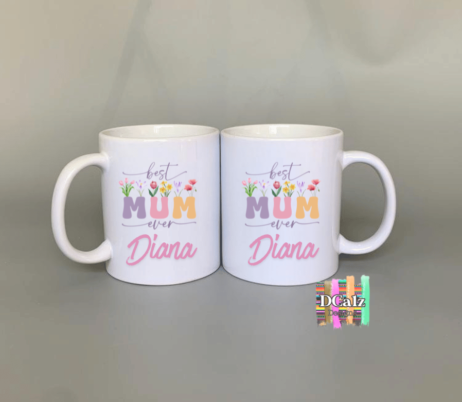 Best Mum Ever Personalized Mug