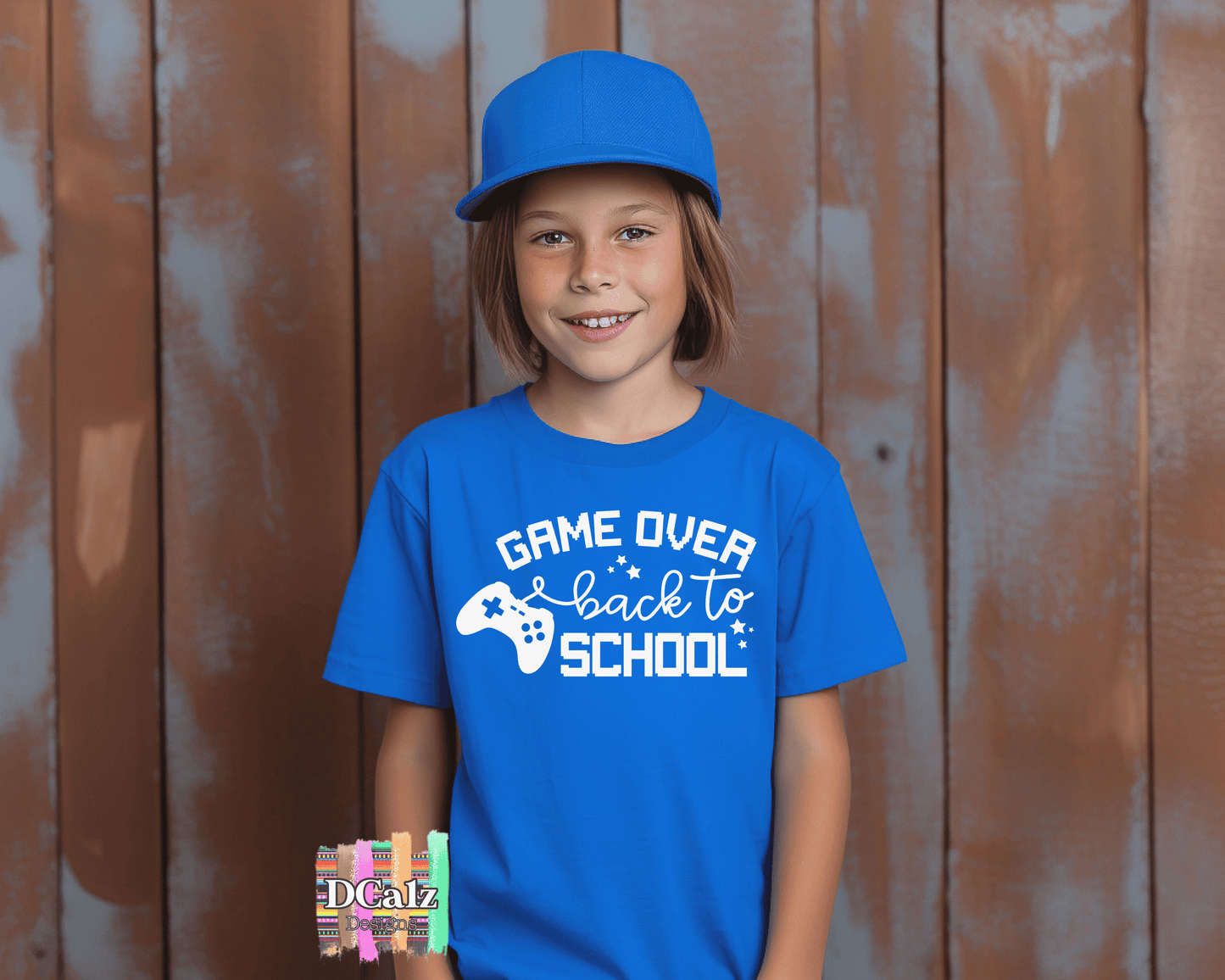 Game Over Back to School (white font)