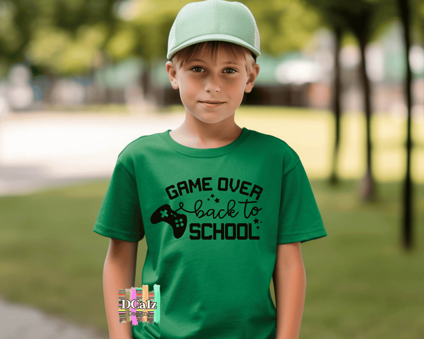 Game Over Back to School (black font)