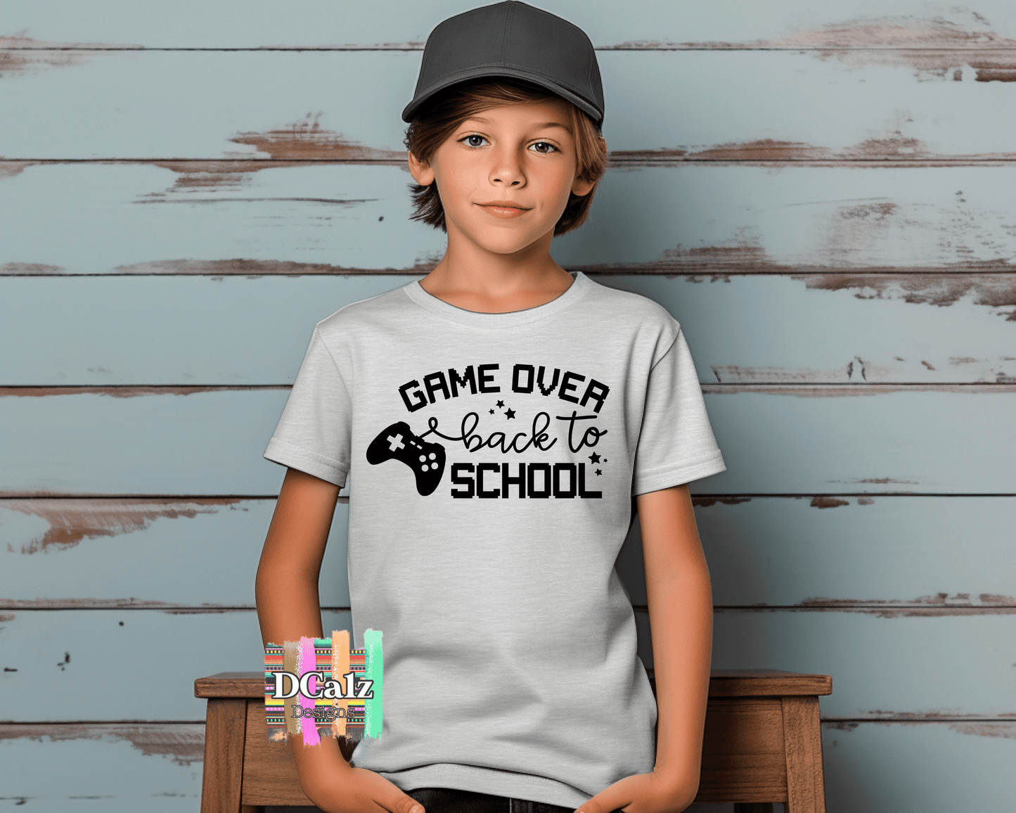 Game Over Back to School (black font)
