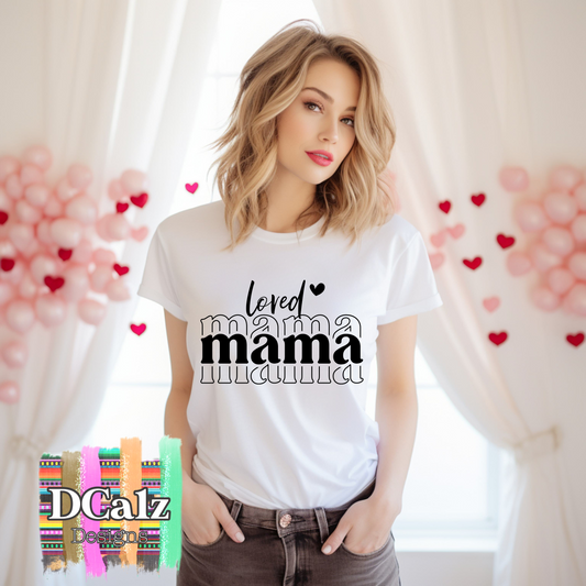Loved Mama (Black) - Adult